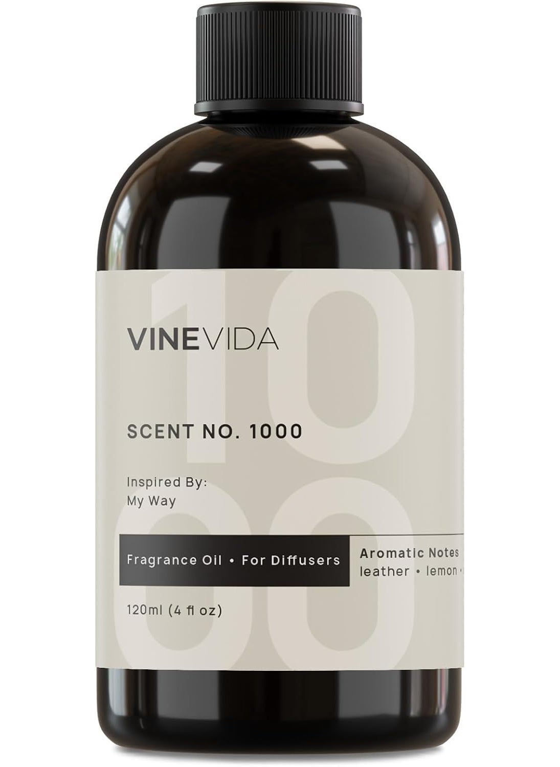 VINEVIDA (4oz) Hotel Fragrance Collection Diffuser Oil - Hotel Scents Diffusers for Home - Cold Air Diffuser Oil - Hotel Scent Essential Oil - Scent No.1000 Inspired by My Way