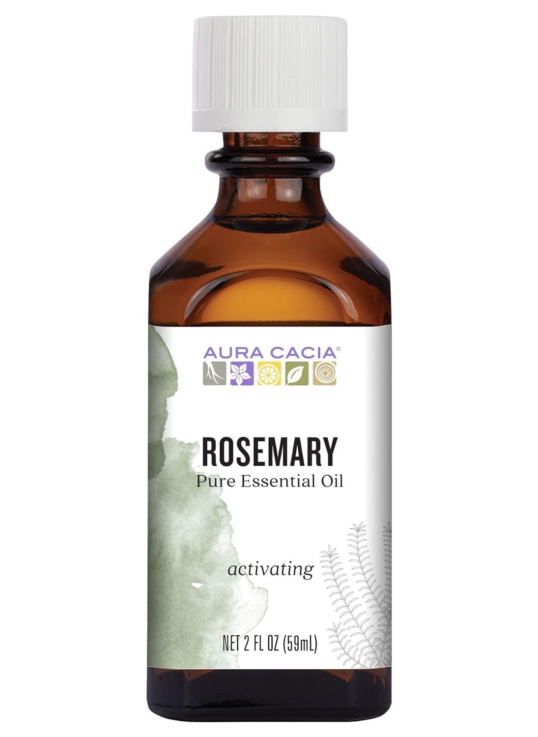 Aura Cacia Essential Oil, Cleansing Rosemary, 2 fluid ounce