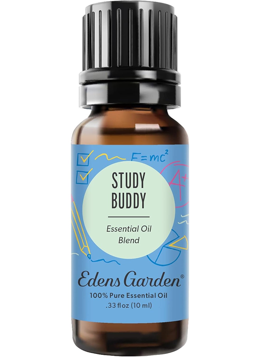 Edens Garden Study Buddy Essential Oil Blend- 100% Pure Premium Grade, Undiluted, Natural, Therapeutic, Aromatherapy, The Best for Diffusing, Kid Safe, Humidifiers, Skin 10 ml (.33 fl oz)
