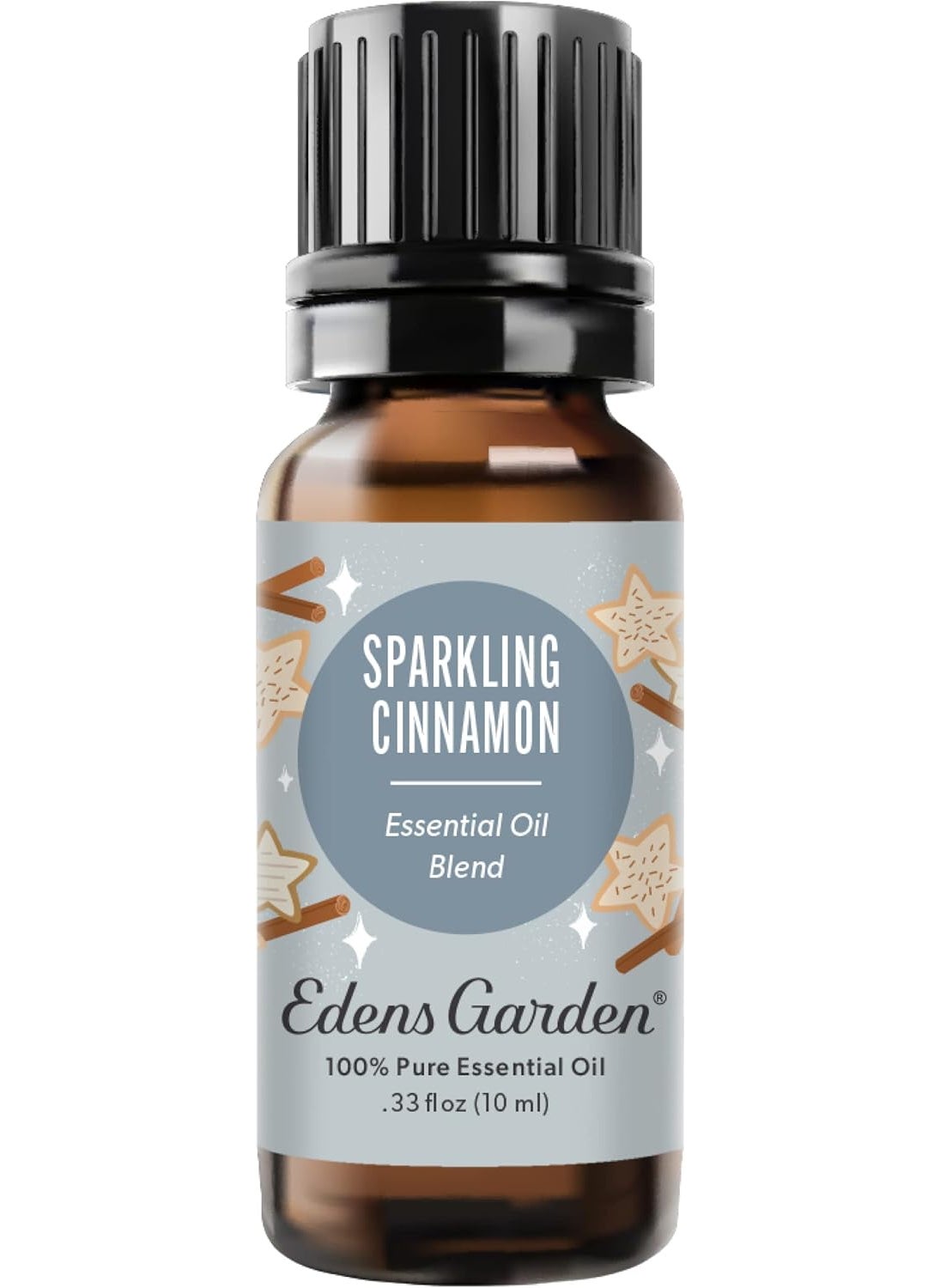 Edens Garden Sparkling Cinnamon Essential Oil Blend- 100% Pure Premium Grade, Undiluted, Natural, Therapeutic, Aromatherapy, The Best for Diffusing, Candle, Laundry, Humidifiers 10 ml (.33 fl oz)