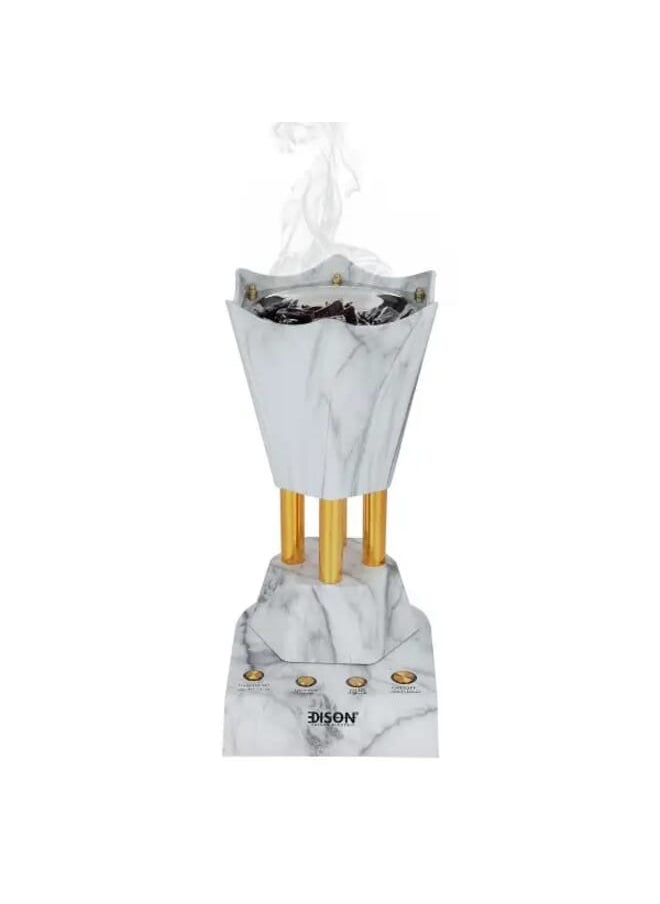 Orchid Electric Incense Burner  White Marble Pattern 360W