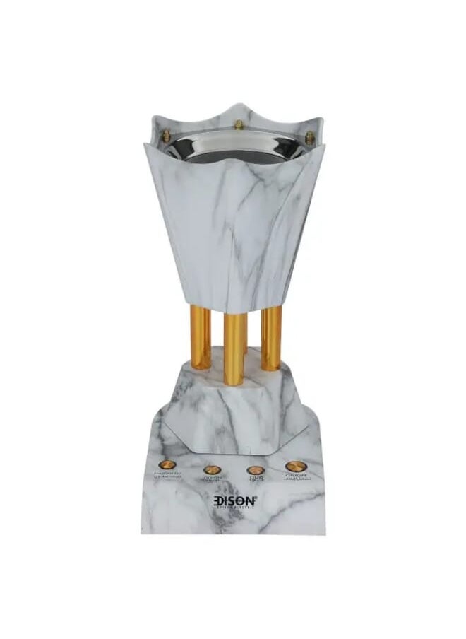 Orchid Electric Incense Burner  White Marble Pattern 360W