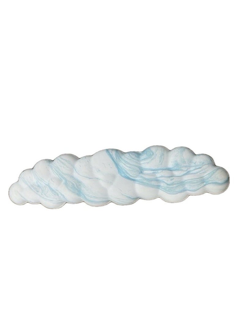 Cloud shape Memory Foam  Keyboard Wrist Rest Pad  Support for Easy Typing and Wrist Pain Relief