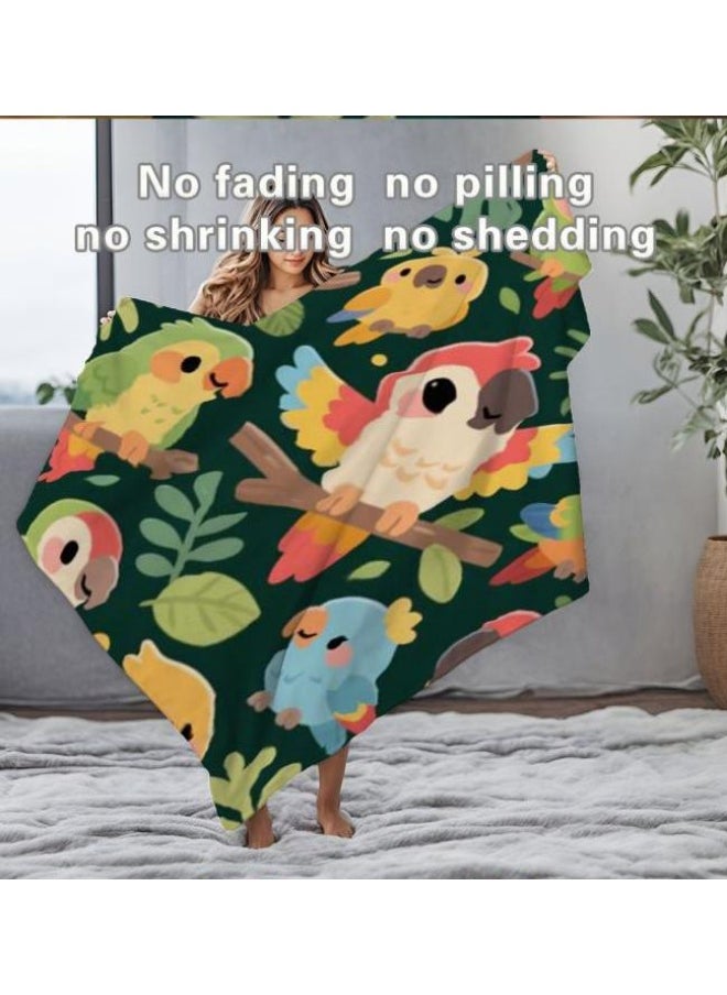Children's or student cartoon flannel thin blanket (warm and comfortable, suitable for sleep, games) 100cm*150cm