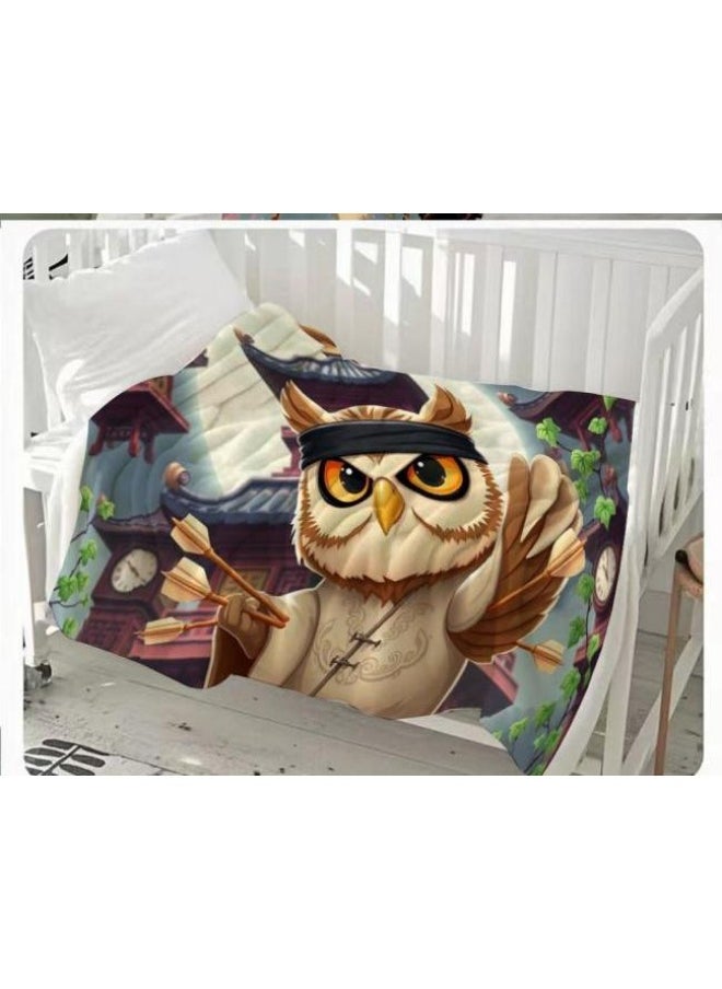 Children's or student cartoon flannel thin blanket (warm and comfortable, suitable for sleep, games) 100cm*150cm - 104