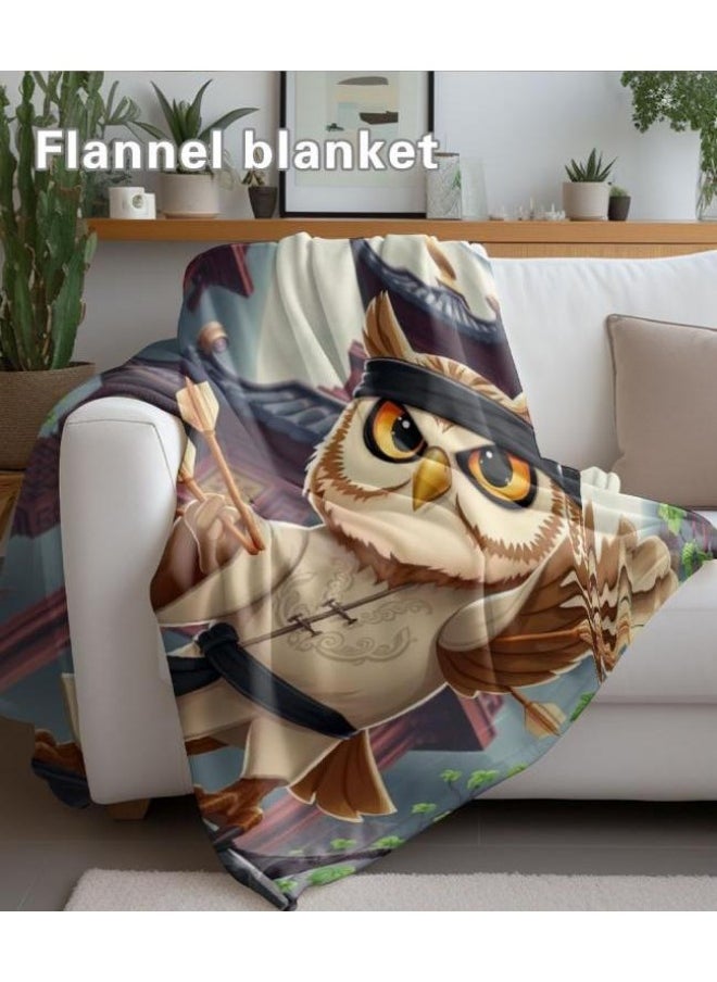 Children's or student cartoon flannel thin blanket (warm and comfortable, suitable for sleep, games) 100cm*150cm - 104
