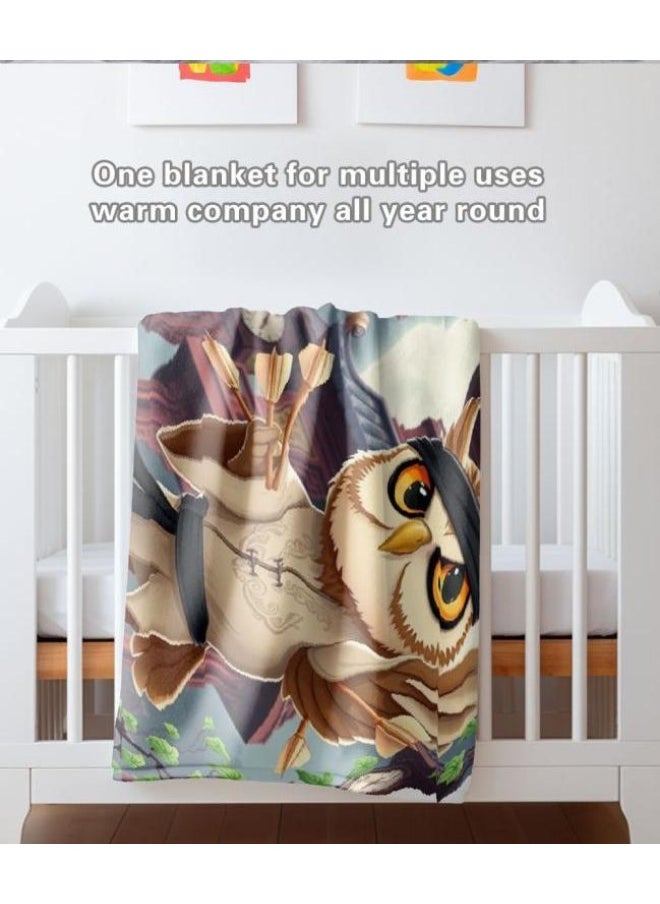 Children's or student cartoon flannel thin blanket (warm and comfortable, suitable for sleep, games) 100cm*150cm - 104