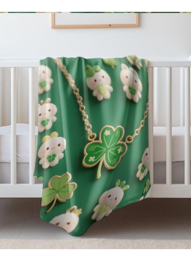 Children's or student cartoon flannel thin blanket (warm and comfortable, suitable for sleep, games) 100cm*150cm - 14