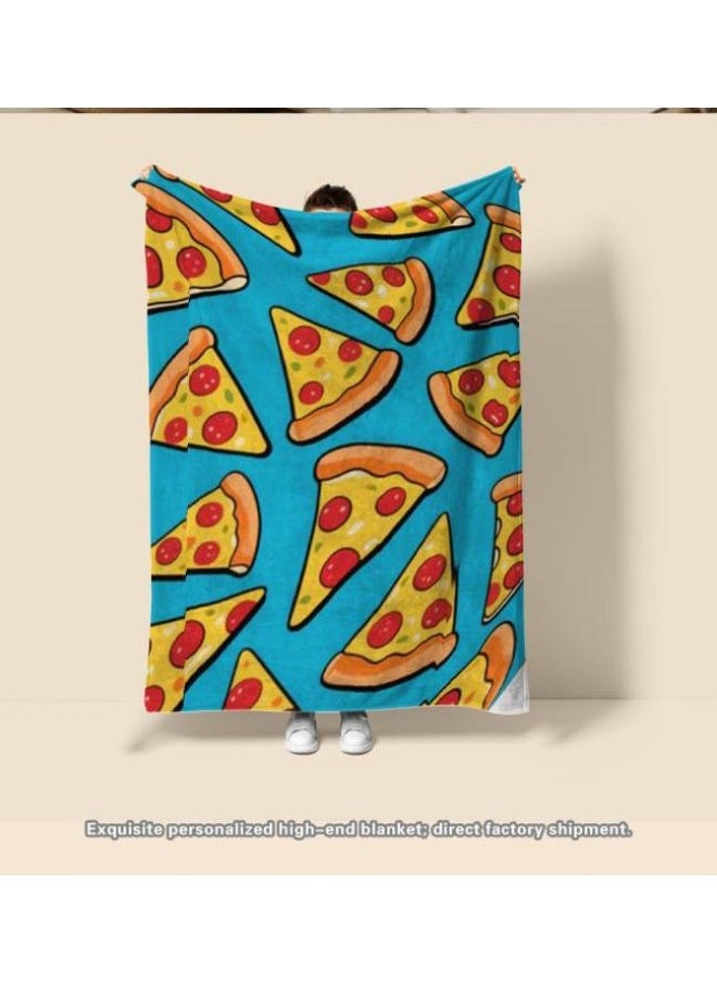 Children's or student cartoon flannel thin blanket (warm and comfortable, suitable for sleep, games) 100cm*150cm - 800