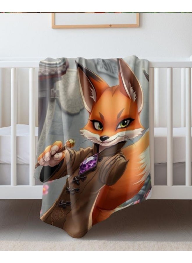 Children's or student cartoon flannel thin blanket (warm and comfortable, suitable for sleep, games) 100cm*150cm - 134