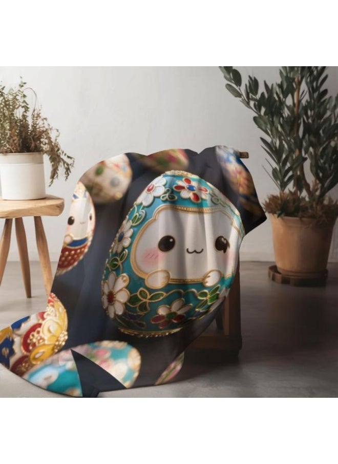 Children's or student cartoon flannel thin blanket (warm and comfortable, suitable for sleep, games) 100cm*150cm