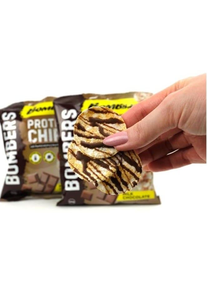 Bombbar protein chips milk chocolate 10x50g