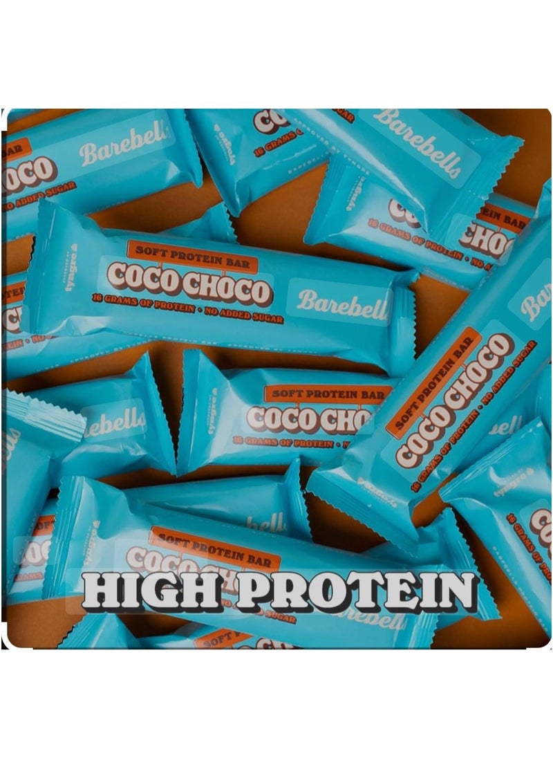 BAREBELLS PROTEIN BAR COCO CHOCO 55G PACK OF 12