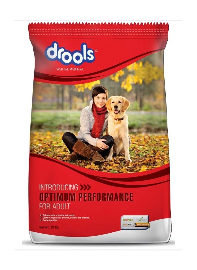 Optimum Adult Dry Dog Food Chicken 20kg