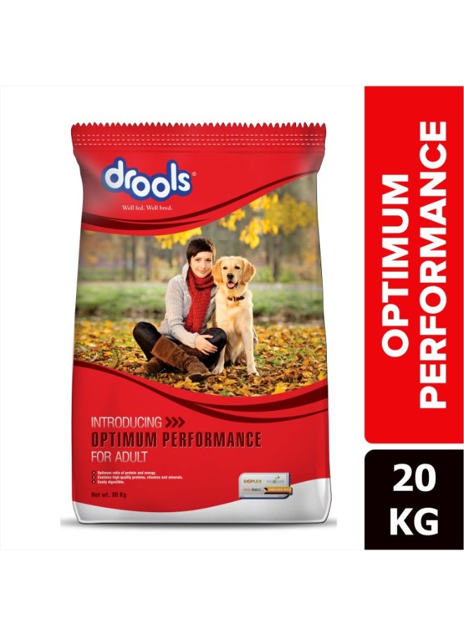 Optimum Adult Dry Dog Food Chicken 20kg