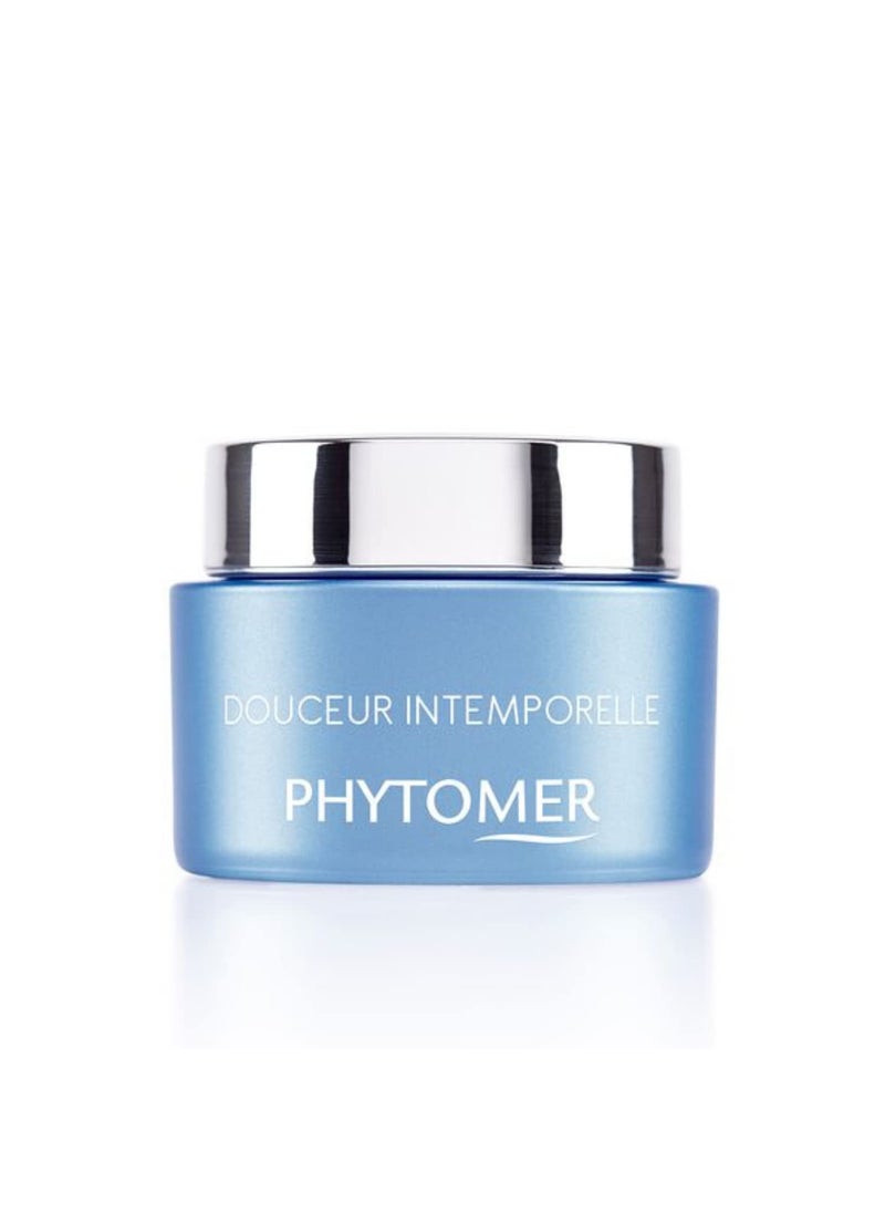 Phytomer Douceur Intemporelle Hydrating Face Cream | Anti-Aging Moisture Rescue Cream | Soothing, Lightweight Moisturizer for Sensitive Skin | Protect & Restore Youthful Skin | 50 ml