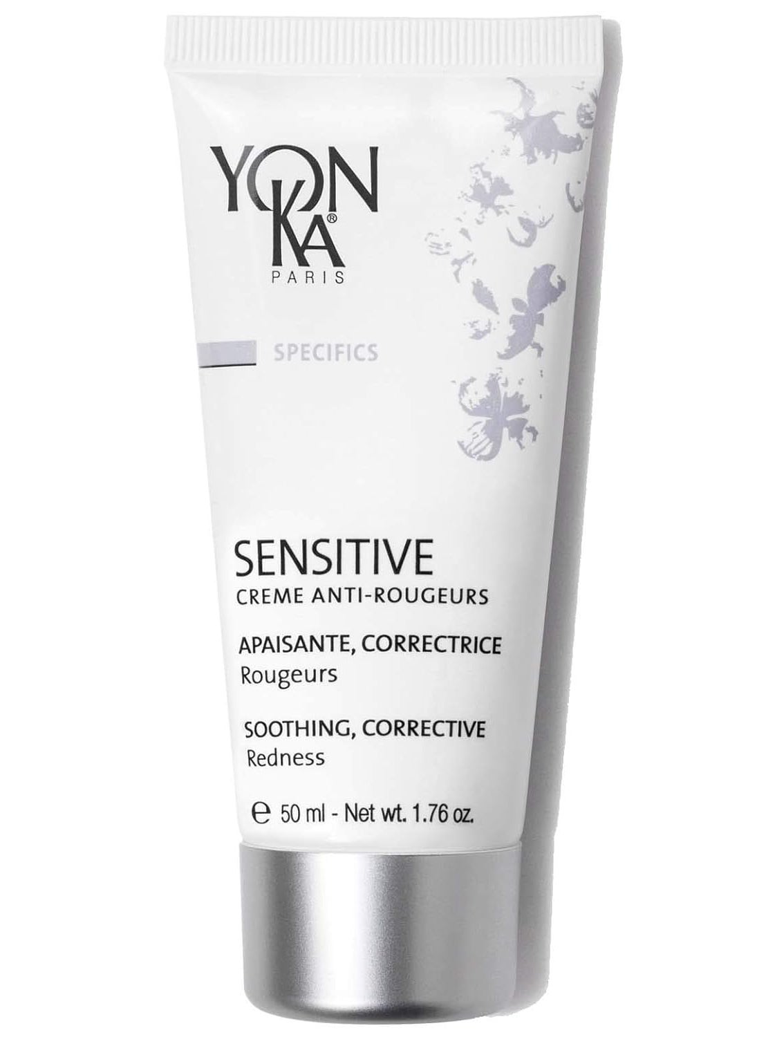 Yon-Ka Sensitive Skin Cream Anti-Redness, Rosacea and Redness Relief Color Corrector with Natural Green Mineral Pigments, Fragrance-Free, 50ml