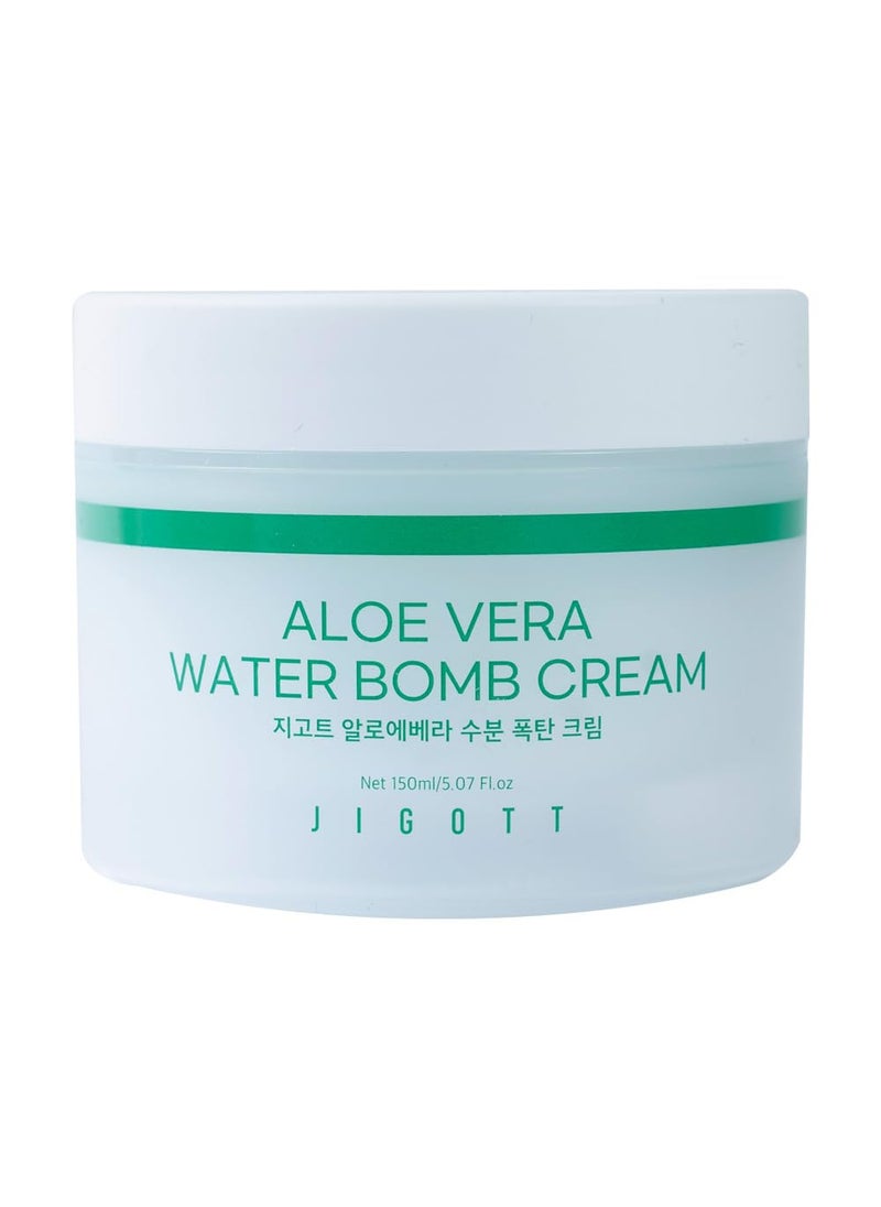Aloe Vera Water Bomb Cream Net 150ml/5.1 fl.oz - Refreshing and Moisturizing Without Any Stickiness (Aloe Vera)