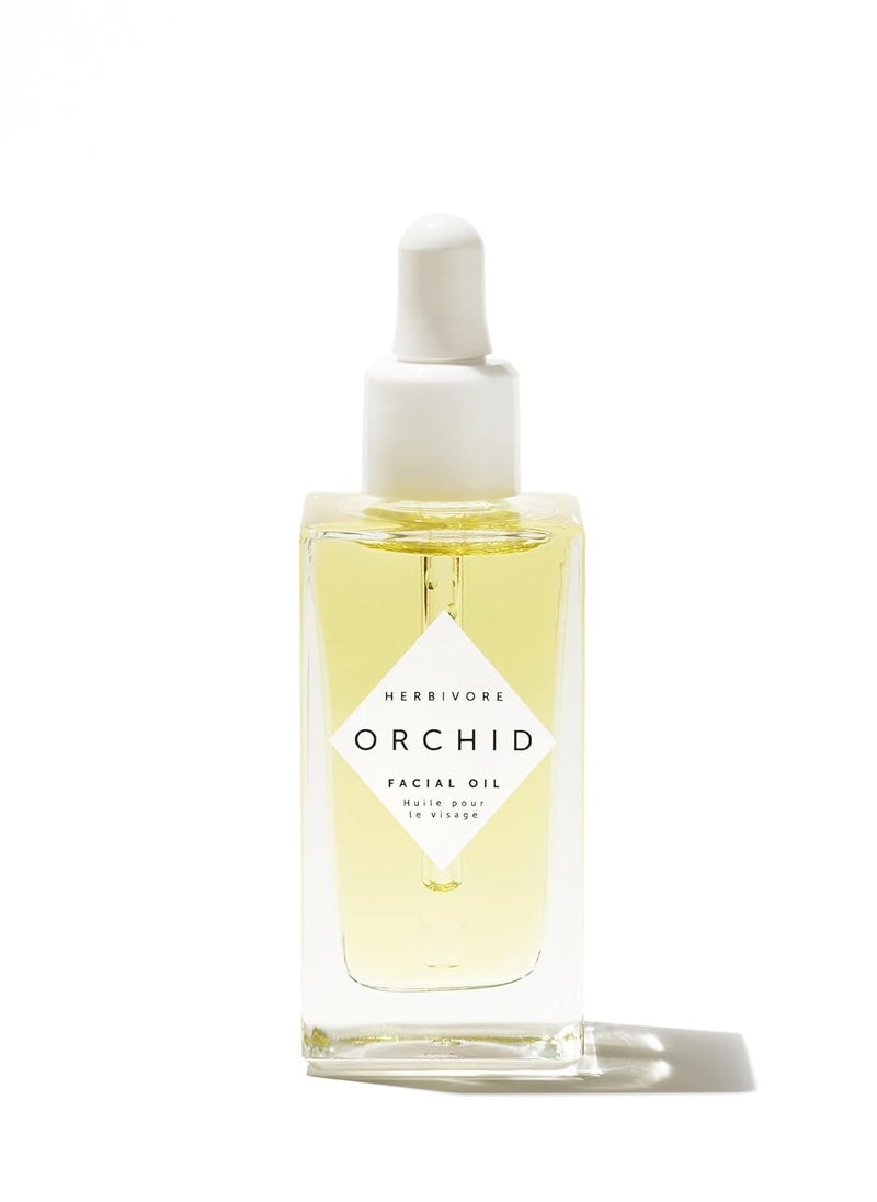 HERBIVORE Botanicals Orchid Antioxidant Facial Oil – Best for Combination to Dry Skin. Provides Dewy Hydration and Defends Against Signs of Aging
