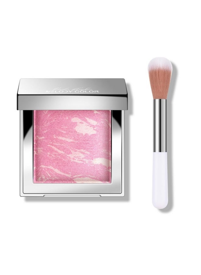 KYDA Baked Powder Blush, Lightweight Hybrid Matte Blushes, Lighting Finishing Powder, Multidimensional Color, Seamless Soft Focus Powder Blush, Hydrating, #LUMINOUS FLUSH