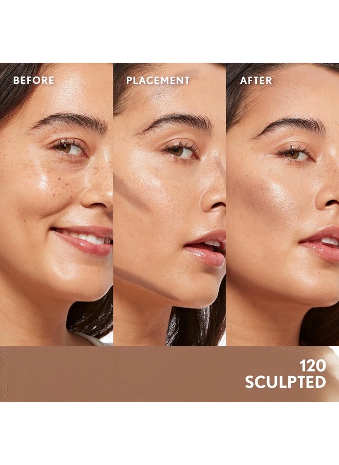 CoverGirl Trublend Skin Enhancer Balm, 120 Sculpted, Contour Stick, Vegan Formula, Easy to Use, Glides on Effortlessly, Non-Greasy, Doesn't Crease, 0.21oz