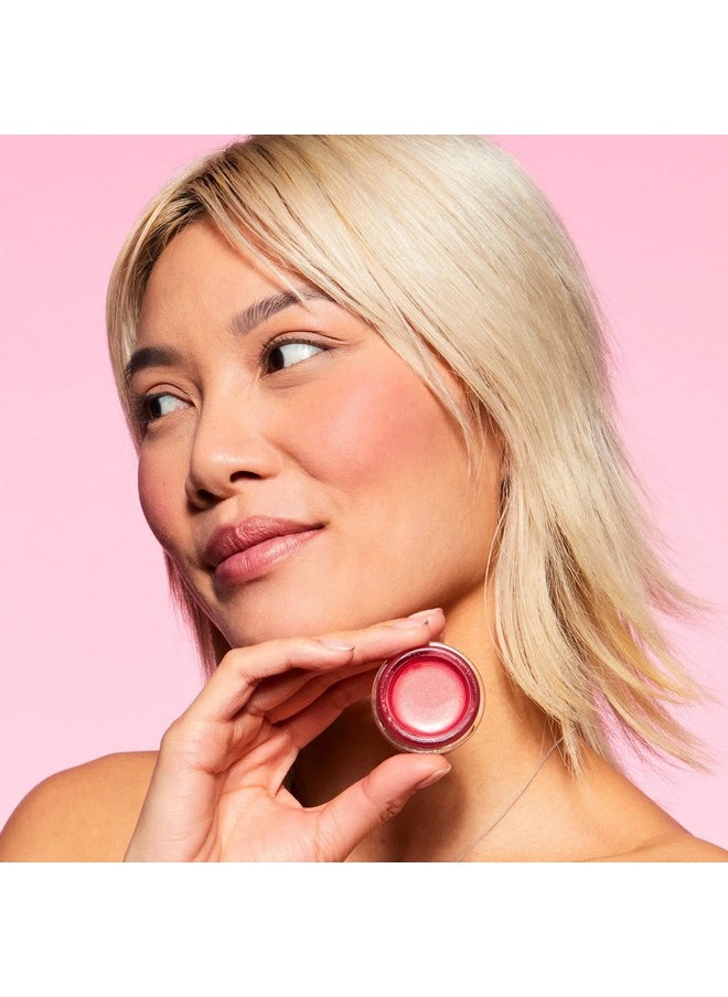 Pacifica Cream Blush - Fluffy Blushy Whipped Blendable Blush for Lip + Cheek, Pink 2-in-1 Hydrating Blusher with Vegan Collagen, Lightweight & Buildable, Vegan & Cruelty-Free, 1 fl oz (Shade Bloom)