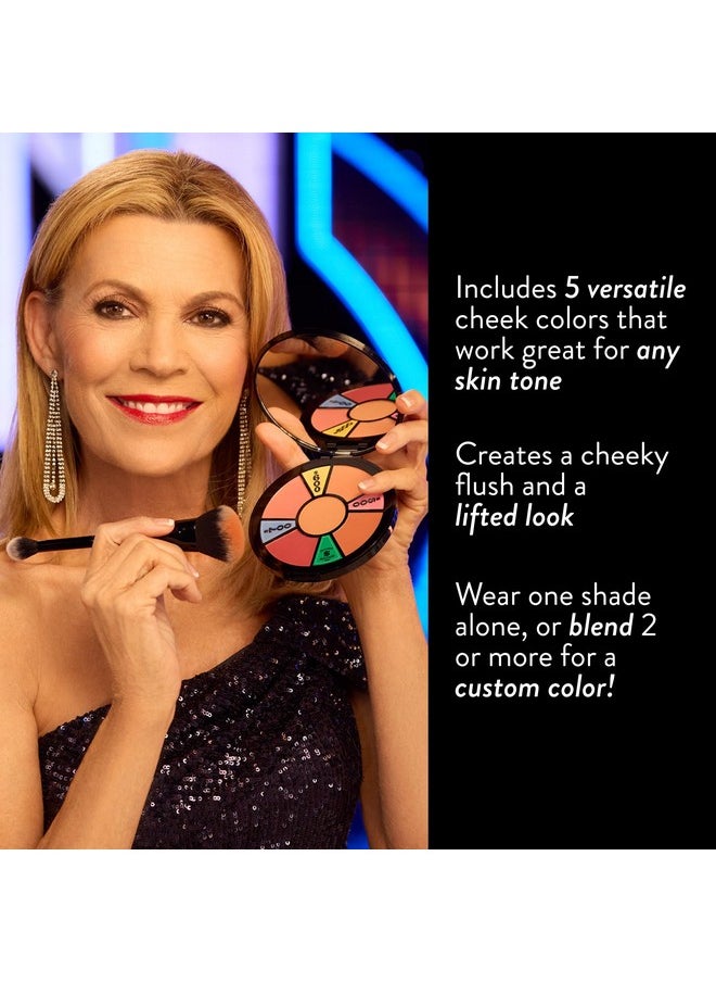 LAURA GELLER NEW YORK x Wheel of Fortune Limited Edition Collab The Wheel Blush Palette 5 pc Multi-Finish Blushes