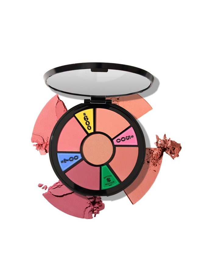 LAURA GELLER NEW YORK x Wheel of Fortune Limited Edition Collab The Wheel Blush Palette 5 pc Multi-Finish Blushes