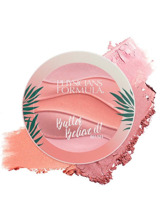 Physicians Formula Butter Believe It Blush Makeup Powder, Pink Sands | Murumuru Butter | For Sensitive Skin | Dermatologist Tested, Clinicially Tested