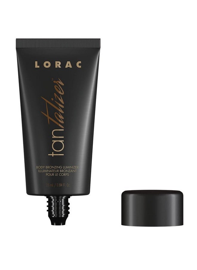LORAC Tantalizer Body Bronzing Luminizer, Travel Size | Bronzing Lotion | Full Body Bronzer, Antioxidant Infused, Cruelty Free, Gluten Free, Vegan