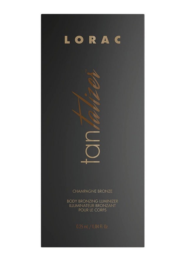 LORAC Tantalizer Body Bronzing Luminizer, Travel Size | Bronzing Lotion | Full Body Bronzer, Antioxidant Infused, Cruelty Free, Gluten Free, Vegan