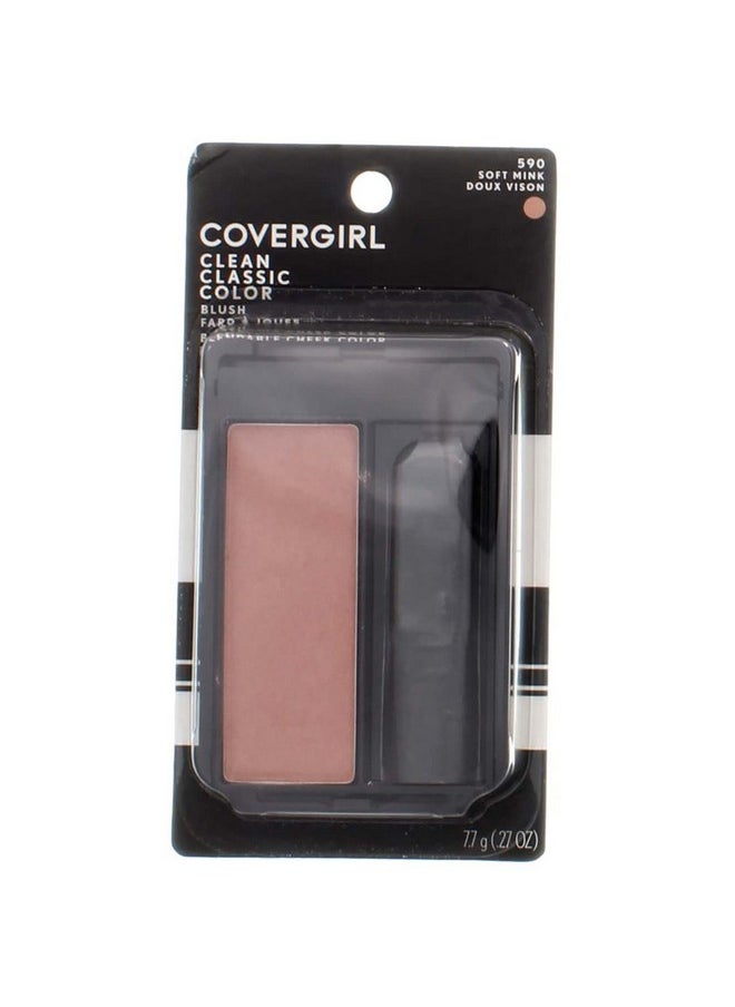 CoverGirl Classic Color Blush, Soft Mink [590], 0.3 oz (Pack of 3)