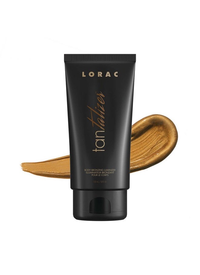 LORAC Tantalizer Body Bronzing Luminizer, Champagne Bronze | Bronzing Lotion | Full Body Bronzer, Antioxidant Infused, Cruelty Free, Gluten Free, Vegan