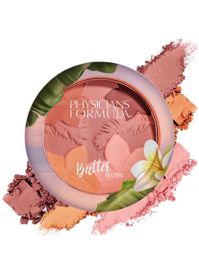 Physicians Formula Matte Monoi Butter Blush Makeup Powder, Mauvy Mattes, Dermatologist Tested