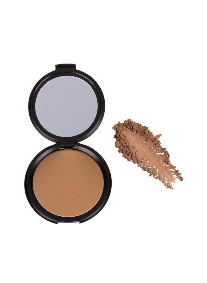 Elizabeth Mott Whatup Beaches Bronzer Face Powder Contour Kit - Vegan and Cruelty Free Facial Compact Bronzing Powder for Contouring and Sun Kissed Makeup Finish - Matte shade (10 g)