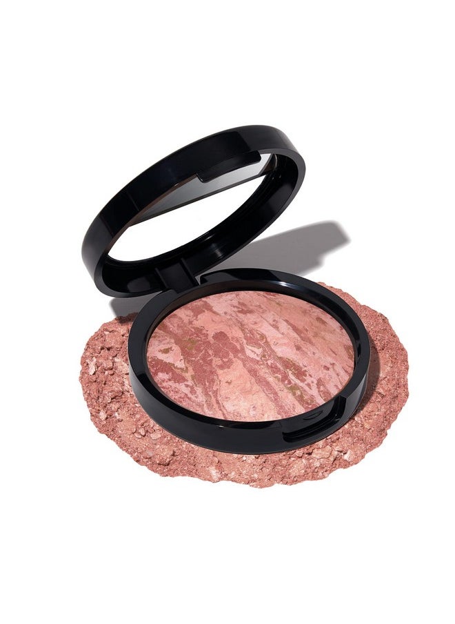 LAURA GELLER NEW YORK Baked Blush-n-Bronze Marbleized 2-in-1 Sculpting Bronzer Blush - Rose Bronze - Contour Face with a Radiant Flush