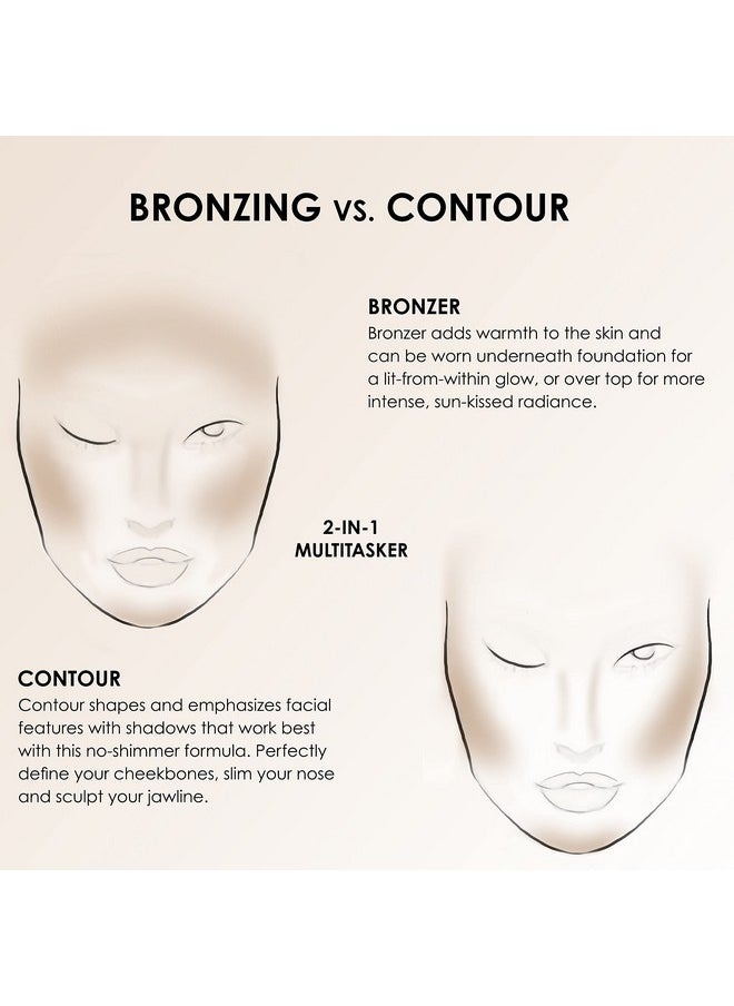 Temptu S/B Airbrush Contour, Shimmer Bronzer, 1 Fl Oz