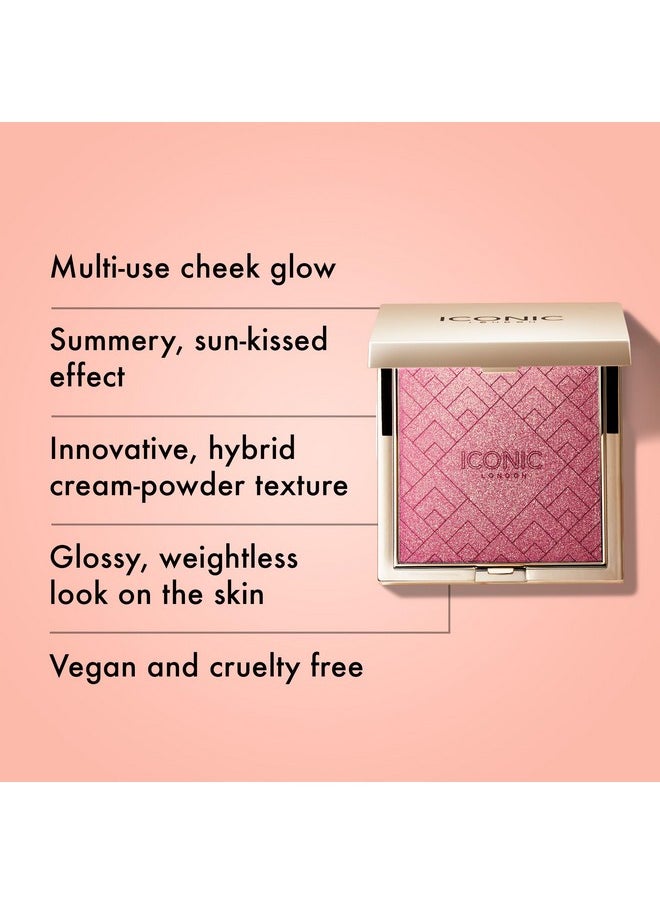 ICONIC LONDON Kissed by the Sun | Multi-Use Blush, Bronzer, & Highlighter, For All Skin Types, Cruelty-Free, Vegan Makeup, (Play Time) 0.17 oz