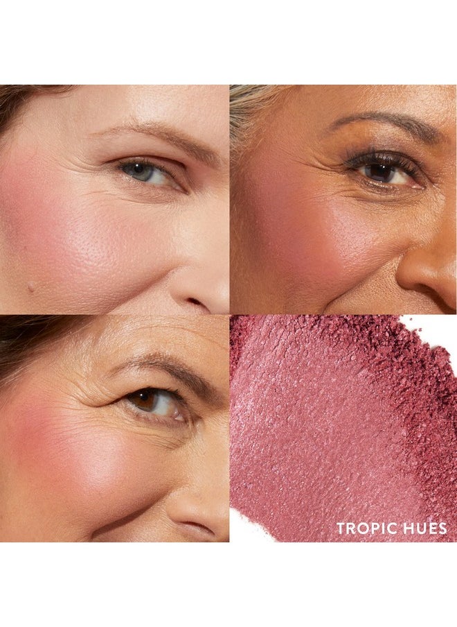 LAURA GELLER NEW YORK Baked Blush-n-Brighten Marbleized Blush for Cheeks - Tropic Hues - Satin Finish - Buildable Color