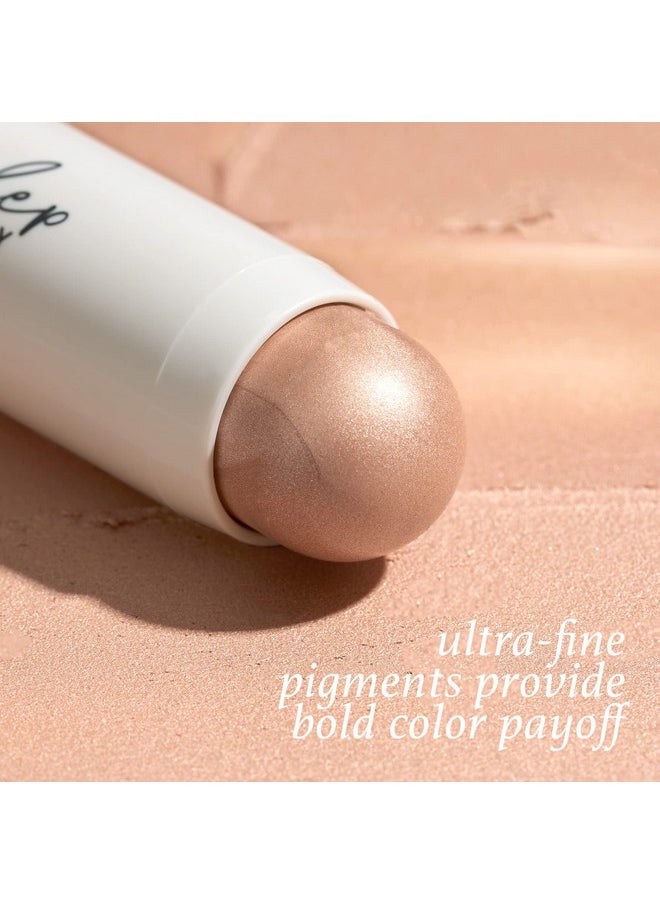 Julep Skip The Brush Cream to Powder Highlighter Stick- Sheer Glow - Blendable and Buildable Color - 2-in-1 Makeup Stick