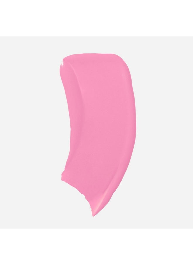 Saie Dew Blush - Lightweight Liquid Blush with a Blendable + Buildable Cream Finish - Dewy Cheek Tint with Doe Foot Wand Makeup Applicator - Cool Baby Pink Blush - Baby (.40 oz)