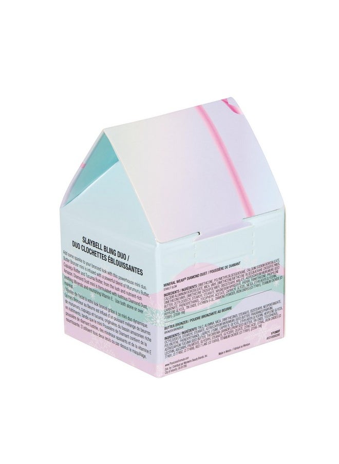 Physicians Formula Slaybell Bling Duo - Butter Bronzer & Diamond Dust Holiday Gift Set, Murumuru Butter Infused for a Radiant Glow, Cruelty Free & Vegan