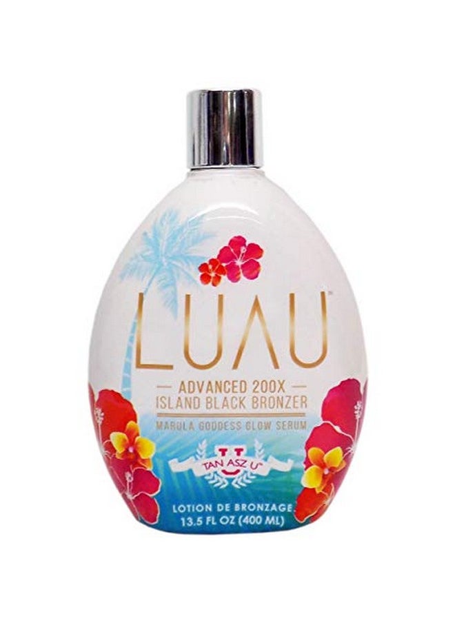 Tan Asz U Luau Island Black Bronzer, 13.5 Ounce tanning bed lotion (2 X BOTTLES)