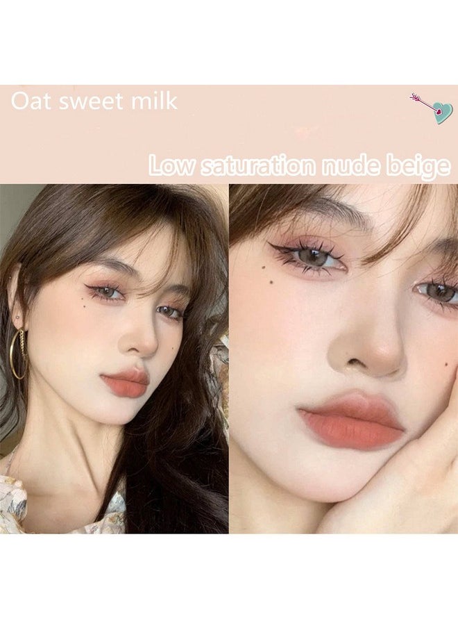 Blush Palette, Milk Galaxy Soft Mist Blush Monochrome Blush Palette Matte Vitality Nude Makeup Rouge Repair Blush Portable Daily Light Makeup Pink Tender Girl Beautiful Woman (Oat sweet milk)