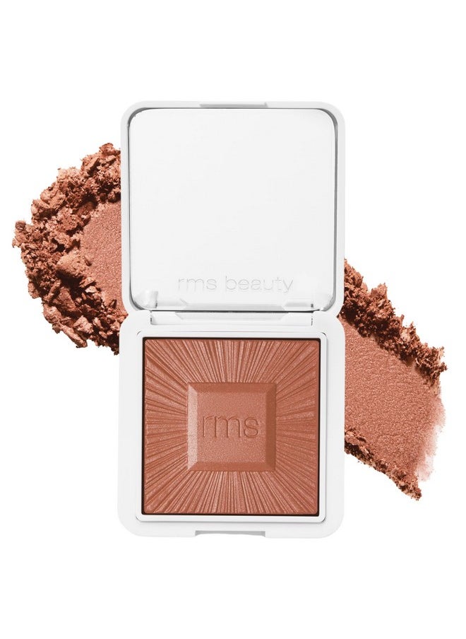 RMS Beauty ReDimension Hydra Bronzer - Gel to Powder Bronzer, Talc Free Cream Bronzer Powder, Refillable Cream Contour Powder Bronzer Face Makeup