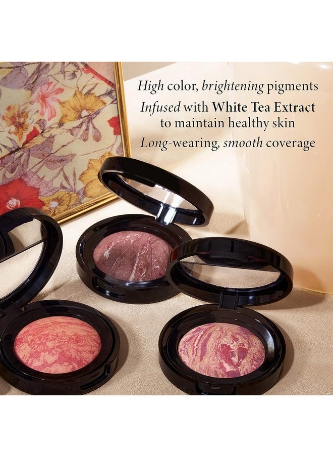 LAURA GELLER NEW YORK Baked Blush-n-Brighten Marbleized Blush - Apricot Berry - Creamy Lightweight - Satin Finish