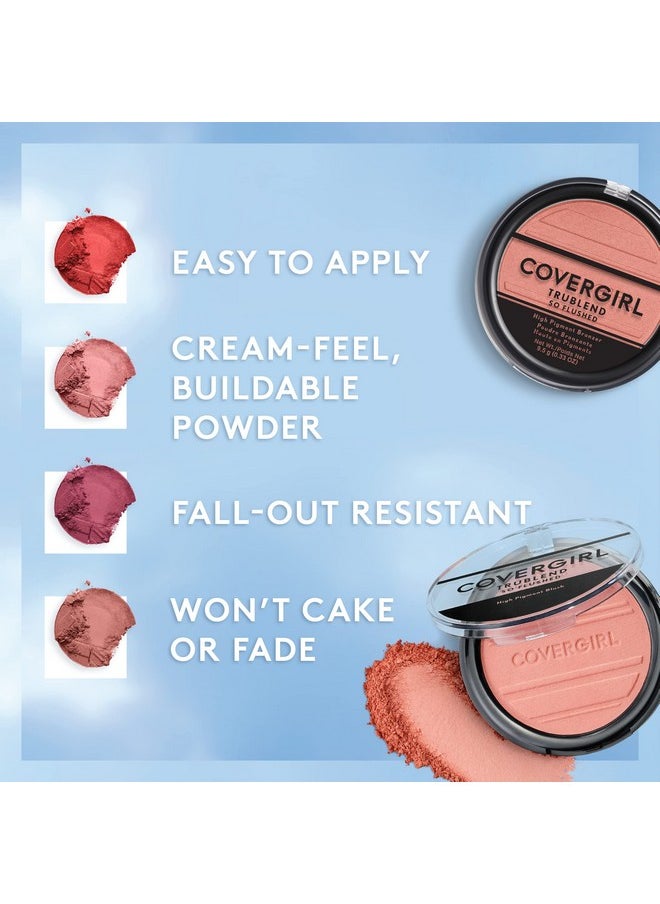 COVERGIRL Trublend So Flushed High Pigment Blush, Love Me, 0.33 Oz