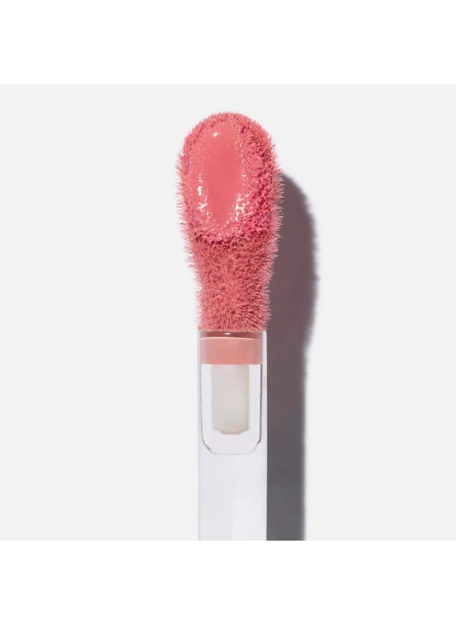 Saie Dew Blush - Lightweight Liquid Blush with a Blendable + Buildable Cream Finish - Dewy Cheek Tint with Doe Foot Wand Makeup Applicator - Travel Size Holiday Gifts - Sweetie (.40 oz)