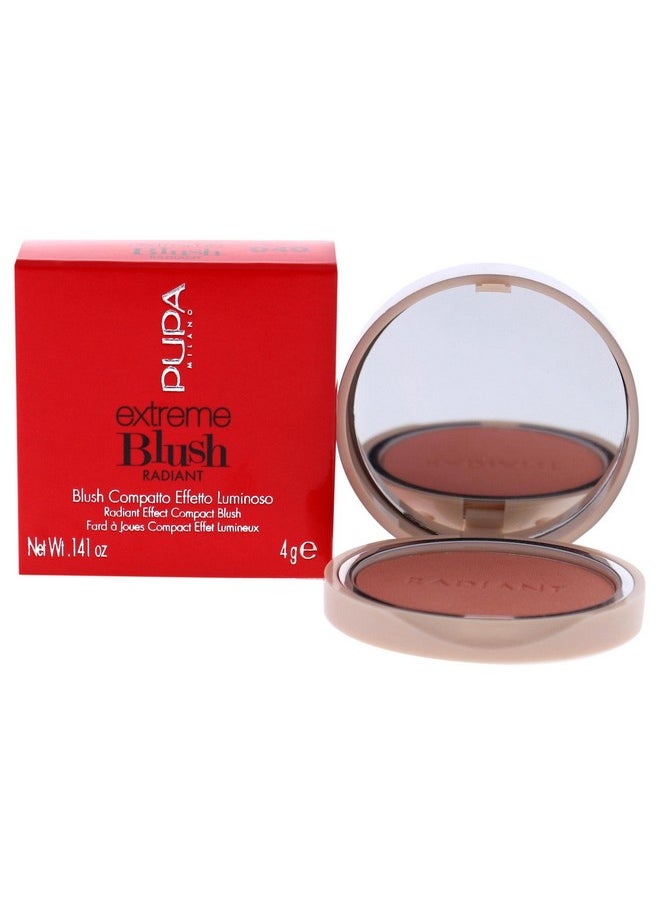 PUPA Milano Extreme Blush Radiant - Enhances The Natural Radiance Of The Face - Gives A Glowing And Smoothing Effect - Lightweight Formula - Suitable For All Skin Types - 040 Orange Vibes - 0.141 Oz