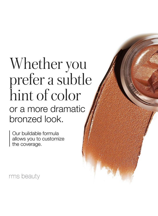RMS Beauty Buriti Bronzer - Cream Bronzer, Face & Body Shimmer Bronzer & Highlighter, Face Glow Highlighter Makeup, Face Highlighter & Makeup Bronzer